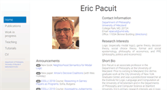 Desktop Screenshot of pacuit.org
